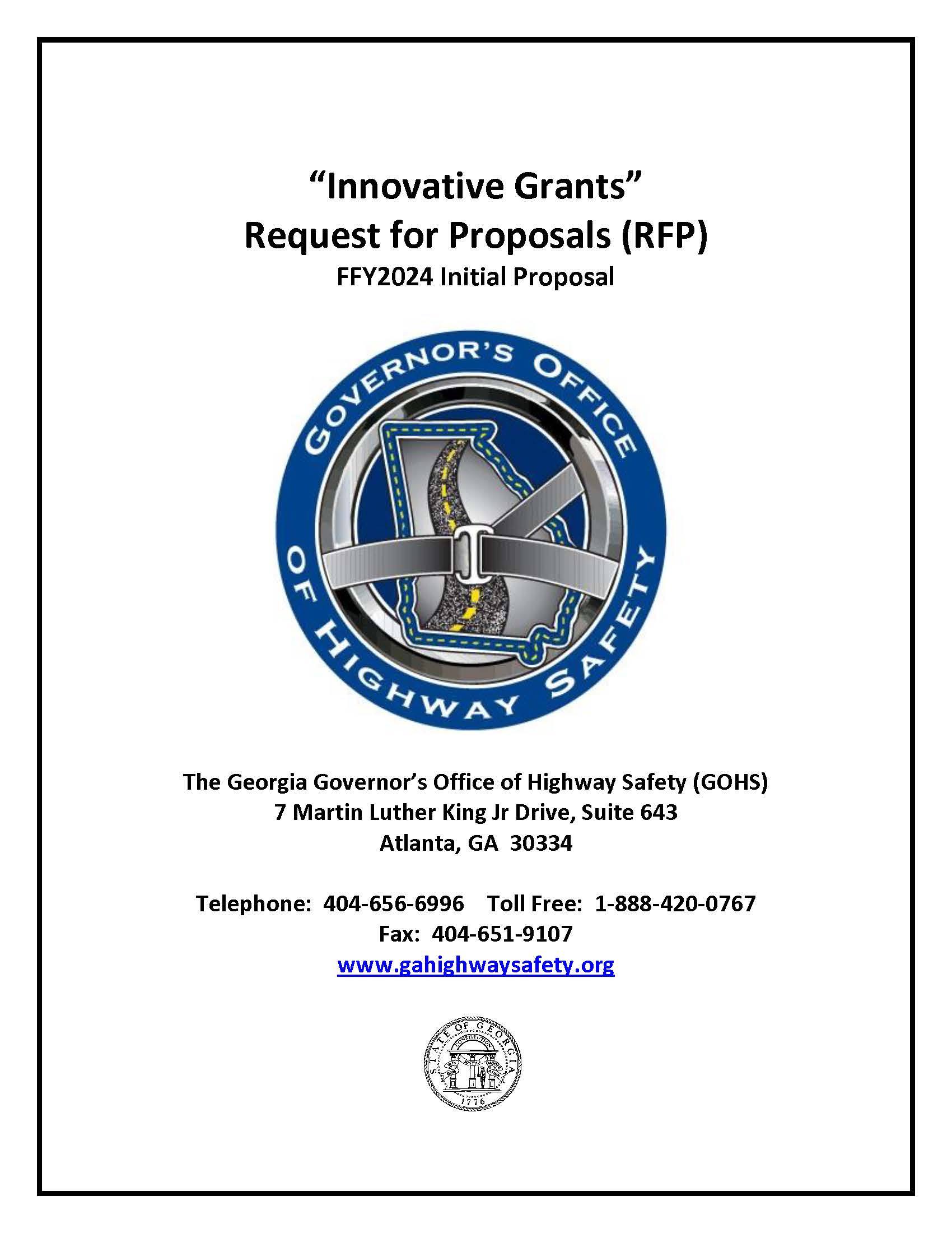 FFY 2024 RFP Home Georgia Governor S Office Of Highway Safety   2024 RFP Final4535 Page 01 